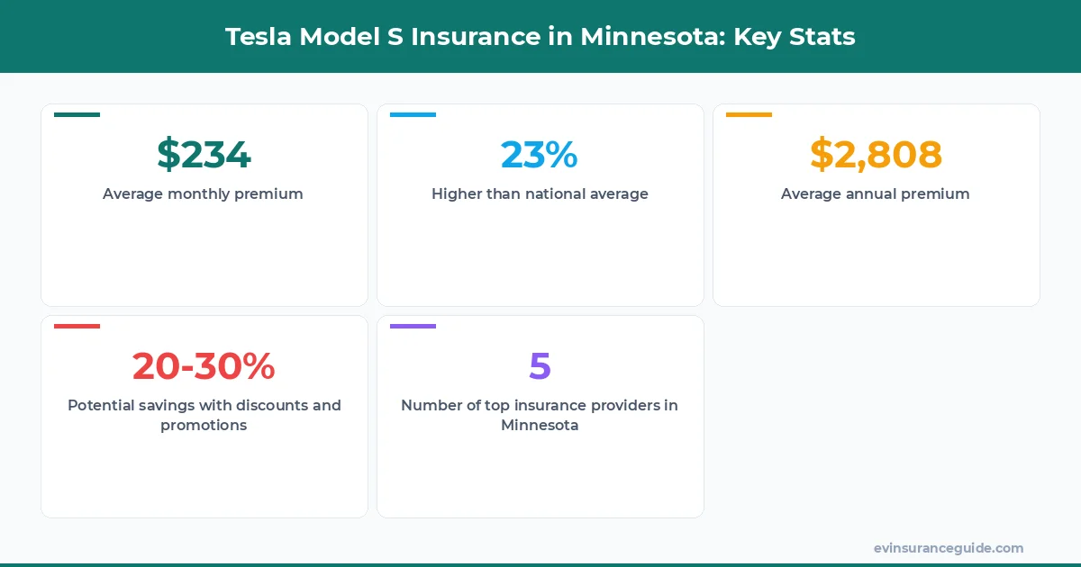 Tesla Model S Insurance in Minnesota: Key Stats