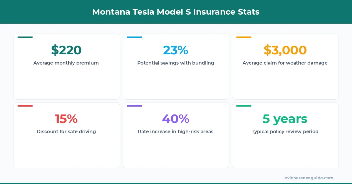 Montana Tesla Model S Insurance Stats