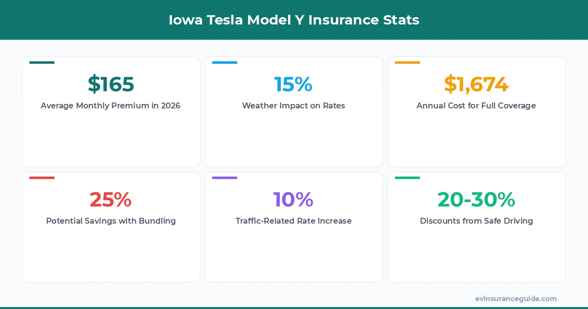 Iowa Tesla Model Y Insurance Stats