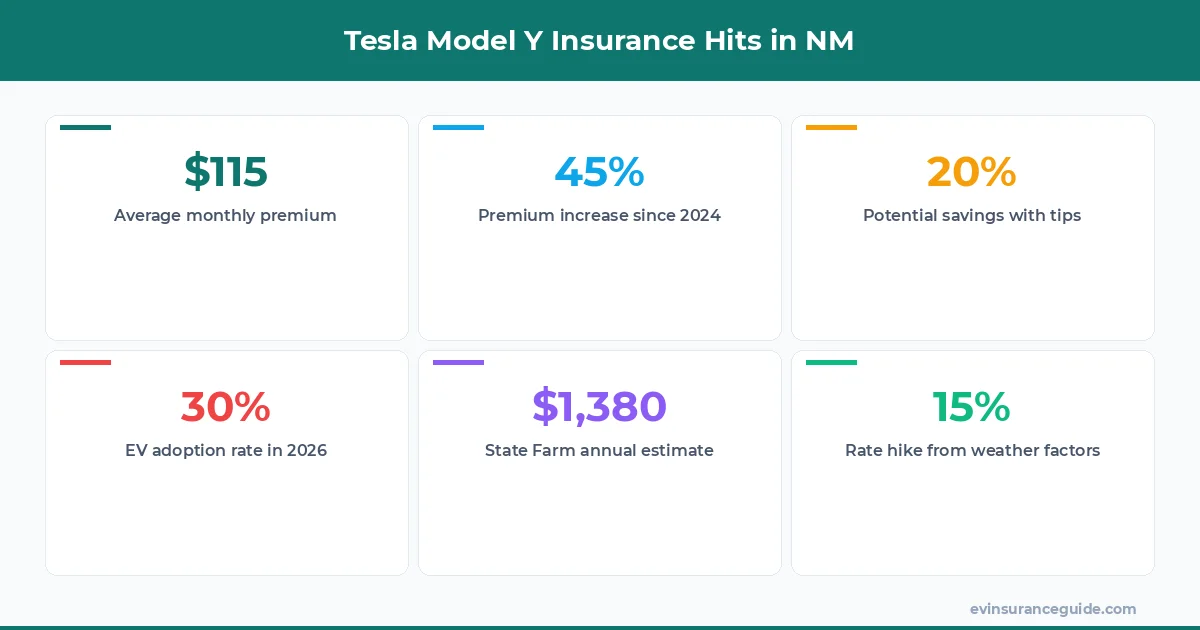Tesla Model Y Insurance Hits in NM