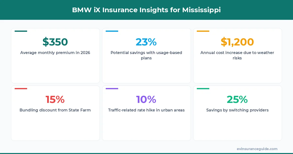BMW iX Insurance Insights for Mississippi