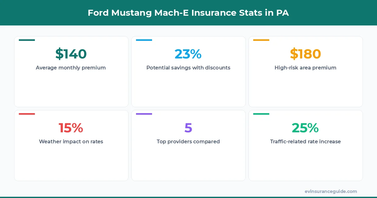 Ford Mustang Mach-E Insurance Stats in PA