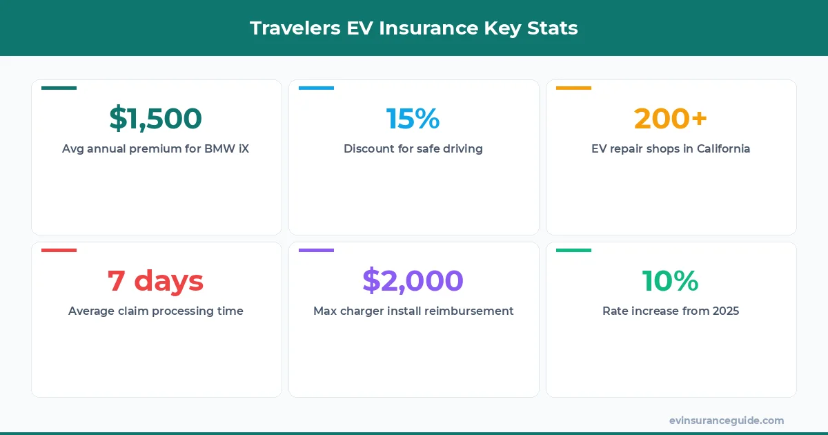Travelers EV Insurance Key Stats