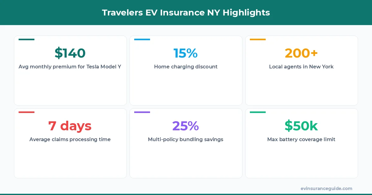Travelers EV Insurance NY Highlights