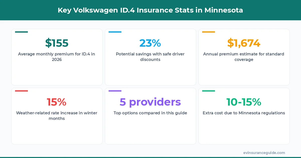 Key Volkswagen ID.4 Insurance Stats in Minnesota
