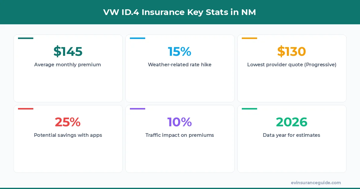VW ID.4 Insurance Key Stats in NM