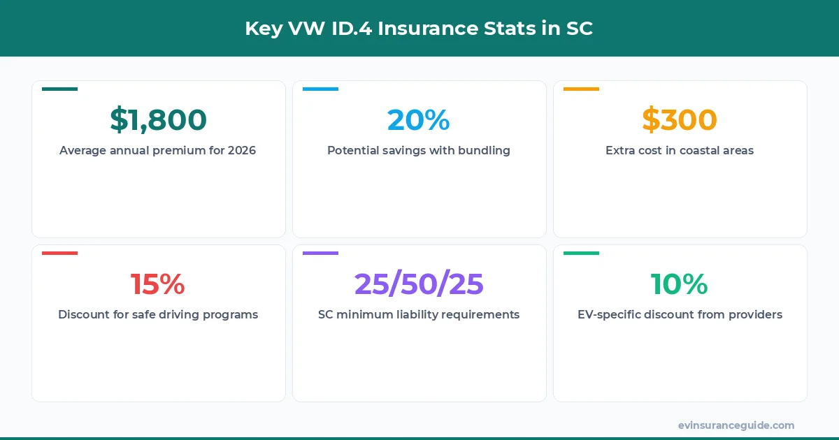 Key VW ID.4 Insurance Stats in SC