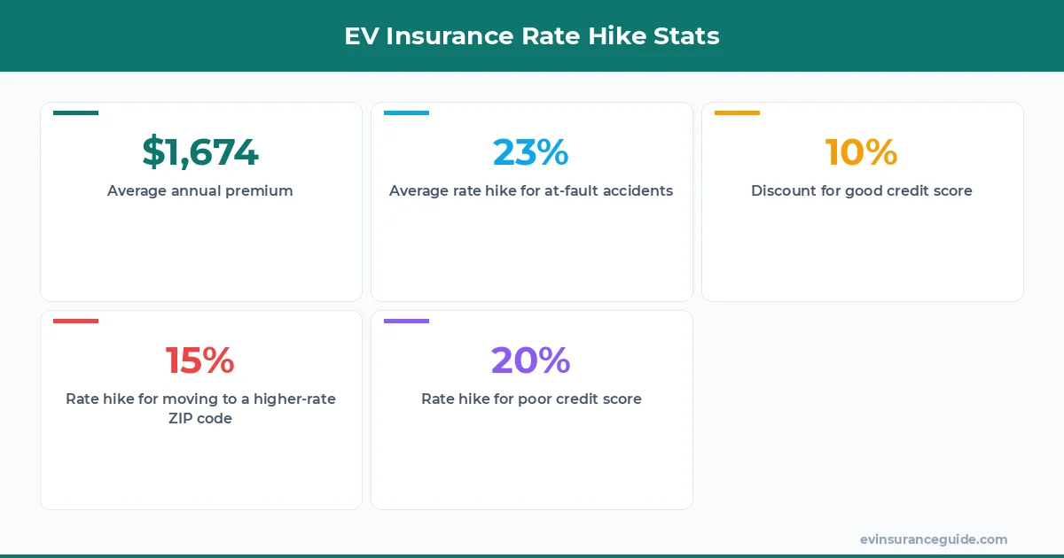 EV Insurance Rate Hike Stats