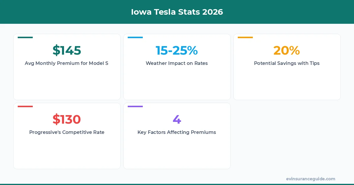 Iowa Tesla Stats 2026